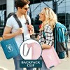 PAVILIA Travel Blanket Pillow Soft Bag Pockets, Airplane Plane Flight Car Essentials Compact Set Packable, Travelers Accessories Gifts - 4 of 4