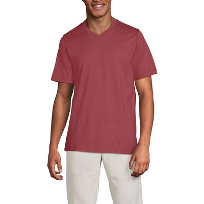 Lands' End Men's Super-T Short Sleeve V-Neck T-Shirt