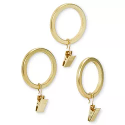 7pk 1.5" Clip Rings Brass - Project 62™