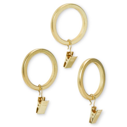 7pk 1 5 Clip Rings Brass Project 62, Curtain Clip Rings Target