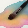 New York Central Oasis Synthetic Brush - Pointed Oval Wash - Handmade in Germany, Professional Watercolor Brushes with Ergonomic Handle, Soft, - 3 of 4