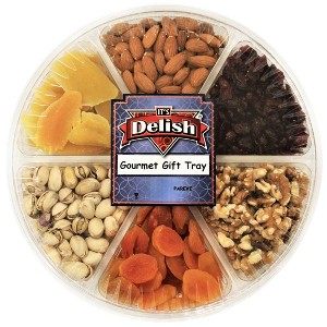 Gourmet Nut & Dried Fruit Variety 6-Section Gift Tray by It's Delish - 1 of 1