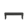 Taran Designs,Eldris 58" Carved Solid Wood Dining Bench - 2 of 4