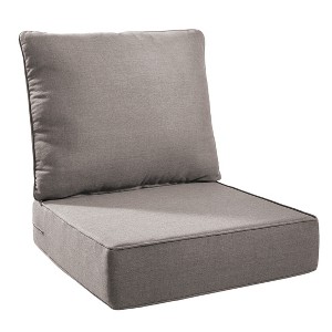 Gymojoy 24x24x6" Outdoor Cushion Patio Chair Furniture Cushion 28D High Density Sponge Cushion with Removable Cover Cushion Replacement - 1 of 4