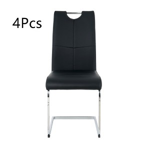Anybear Modern Dining Chairs with Faux Leather Padded, Set of 4 - 1 of 4