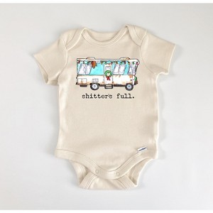 Shitters Full Rv - Baby Boy Girl Clothes Infant Onesie® Funny Cute Newborn GS1 - 1 of 4