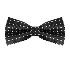 Allegra K Men's Pre-Tied Adjustable Polka Dots Tuxedo Work Party Prom Bow Ties - 1 of 4