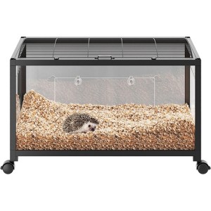 Large Chew-Proof Hamster Cage w/ Wheels, Metal Frame & Ventilated Acrylic - for Mice, Guinea Pigs & Gerbils - 1 of 4