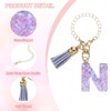 Unique Bargains Resin Lightweight Decorative Sparkling Purple Sequins Tumbler Cup Charm - 3 of 4
