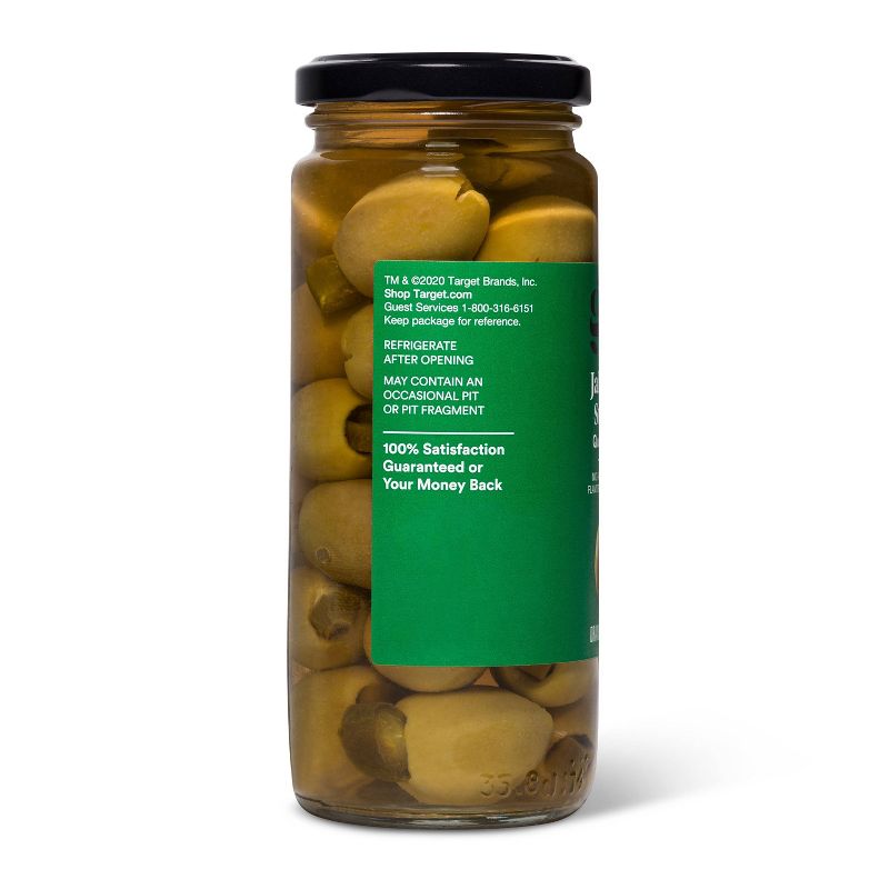 Jalapeno Stuffed Queen Olives - 7oz - Good &#38; Gather&#8482;, 3 of 5