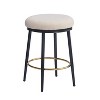 Okak 24.75" Modern Counter Height Bar Stools with Sponge Cushion Set of 2/4, Modern Counter Stools, Accent Chair for Kitchen, Dining Room - 3 of 4