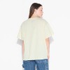 Women's Mickey Scribble Oversized Short Sleeve Graphic T-Shirt - Cream - 3 of 4