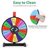 WinSpin Editable Color Prize Wheel Dry Erase Fortune Spinning Game 12"/15"/18"/24" - 4 of 4