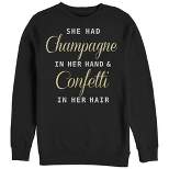 Women's CHIN UP Christmas Champagne Sweatshirt