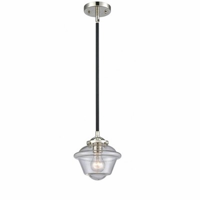 Oxford - 1 Light Stem Hung Mini Pendant In Industrial Style-7.38 Inches Tall and 7.5 Inches Wide