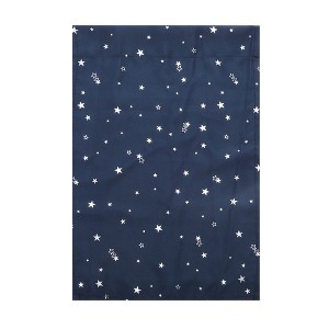Unique Bargains Blackout Curtains Short Window Curtains 29.92"L x 23.62"W Navy Blue 2 Pcs - 1 of 4