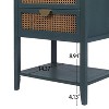 Srorage Cabinet, Natural Rattan, American Furniture, Suitable for Bedroom, Living Room, Study - 4 of 4