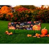 HomeRoots 36" Black And Orange Happy Halloween Solid Wood Garden Stake - 2 of 4