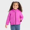 Toddler Girls' Bow 3-in-1 Snowplay Jacket - Cat & Jack™ Berry Purple - 3 of 4