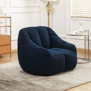 Teddy Bean Bag Chair with Memory Foam Filler,Fluffy Bean Bag Sofa for Adults and Kids,Soft Bean Bag Chair for Dorm or Living Room-Coolbibila - 1 of 4