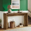 KTMBDW 55-Inch Long Console Table, Wooden Rectangular Sofa Table Behind The Couch, Farmhouse Entryway Table for Entrance, Hallway, Living Room,Natural - 3 of 4