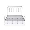 East West Furniture,Garland Full Bed Frame with 6 Metal Legs - Magnificent Bed Frame in Powder Coating Silver Color - 3 of 4