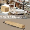 LOVMOR Fireplace Mantel,60" Wood Floating Fireplace Shelves,Wall Mounted Wooden Display Shelving,Handcrafted Wood Brack | 60" x 8" x 5"-Aged Oak - 3 of 4