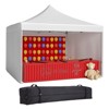 Pop Up Canopy Tent, 10 x 10 Ft Commercial Instant Shade Canopy with Roller Bag, Outdoor Portable Canopy for Events, Parties, Camping - 2 of 4