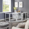 unipaws Wood and Wire Pet Playpen with 4 Support Feet - 3 of 4
