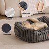 ZOMISIA Cat Beds - Rectangle Orthopedic Pet Bed with Fluffy Washable Cover and Anti-Slip Bottom - 3 of 4