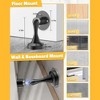 DOMETOUR Magnetic Door Stopper, Stainless Steel, Heavy Duty, No Drilling, Adhesive & Screws, Black, 1 Pack - 4 of 4