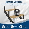 Garvee 2 Pack Steel Stair Step Riser, Metal Stair Stringer with Reinforcing Support Legs for Indoor/Outdoor Steps - 3 of 4