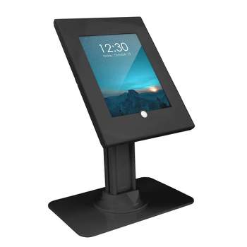 Mount-It! Anti-Theft Locking Tablet Kiosk Countertop Stand Compatible w/ iPad 10, 9, 8, iPad Pro 11, 10.5, iPad Air 10.5 for Business & Retail | Black