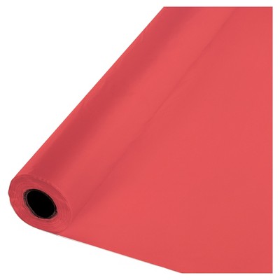 Coral Plastic Banquet Roll