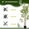 Sapphtopaz Artificial Bamboo Tree in Nursery Pot, Artificial Tree Faux Decorative Plants, Indoor & Outdoor Decor for Living Room, Foyer - 3 of 4