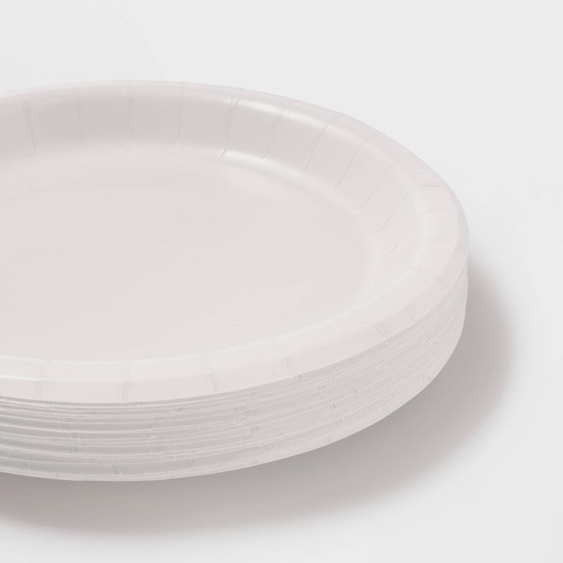 20ct Snack Plates White - Spritz&#8482;, 3 of 4