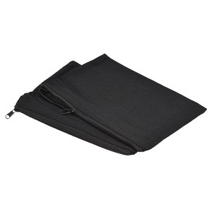Unique Bargains Canvas Makeup Pencil Organizing Blank DIY Craft Zipper Pouches 10 Pcs - 1 of 3