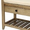 CAVINAS Entryway Storage Bench with Cushioned Seat,Multi-Functional Shoe Bench with Drawers,Storage Shoe Rack for Hallway,Living Room - 4 of 4