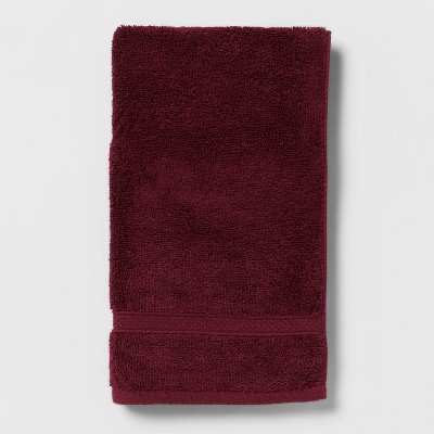Perfectly Soft Solid Hand Towel Maroon - Opalhouse™