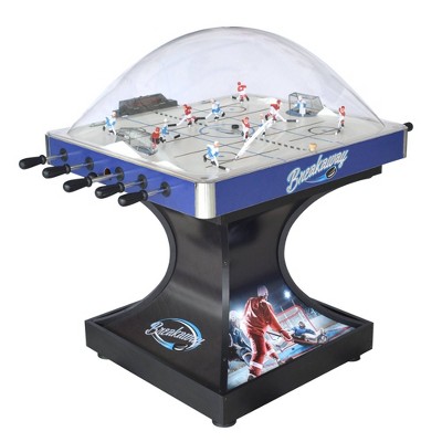 Breakaway 45" Blue Polycarbonate Dome Hockey Table with LED Scoring