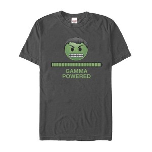 Men's Marvel Hulk Gamma Powered Emoji T-Shirt - 1 of 4