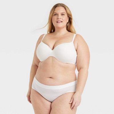 Women's Cotton Stretch Comfort Hipster Underwear - Auden™ White