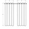 PAGED Set of 2 Micro Suede/Velvet Curtain Panel,Room Darkening,Window Curtain Panel with Grommet Top,Curtains for Living Room, Bedroom - 3 of 4