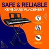 Pyle Adjustable Digital Piano Keyboard Stand - Secure Double-Braced X-Frame Design - PKSTX5 - 3 of 4