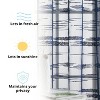 HLC.ME Broadway Stripe Decorative Semi Sheer Light Filtering Grommet Window Treatment Curtain Panels - Set of 2 - 3 of 4
