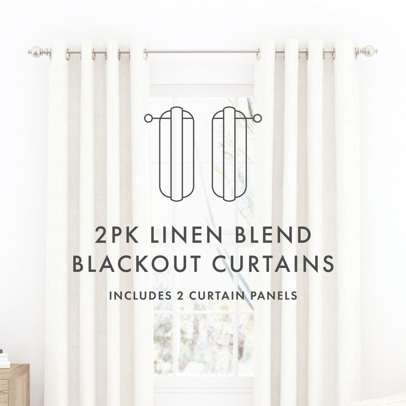 2 Panel Thermal-Insulated 100% Total Blackout Grommet Window Curtains - Becky Cameron (Set of 2), 5 of 8