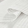 White Queen Size Lightweight Quilt Set with 2 Pillow Shams for All Seasons - 4 of 4
