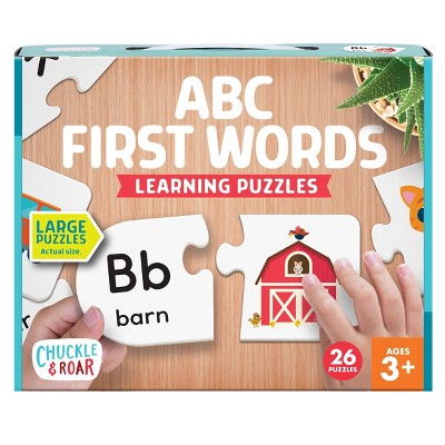 Photo 1 of 2 PACK** Chuckle  Roar Learning ABC First Words Learning Puzzles 50pc