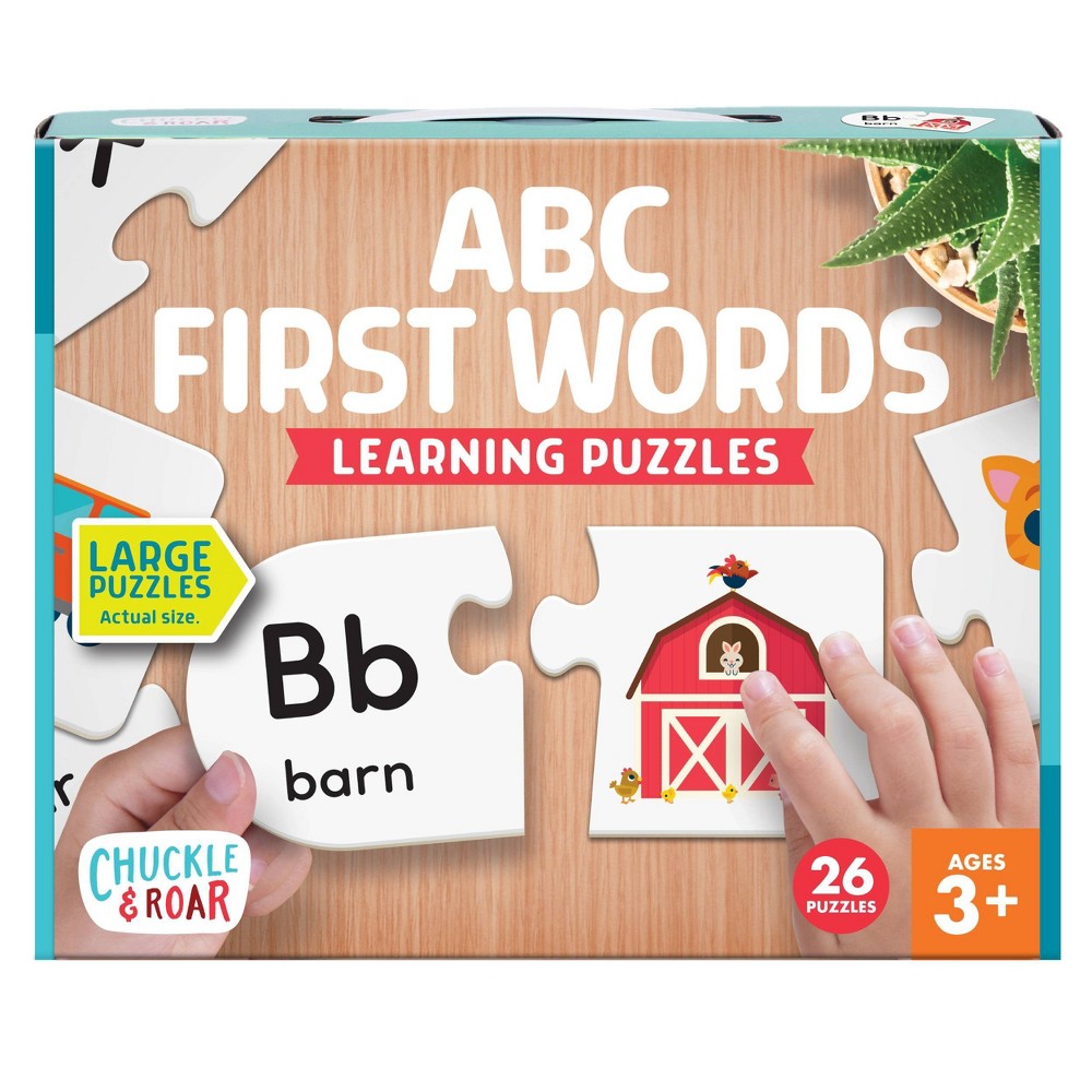 Chuckle & Roar ABC First Words Learning Puzzles - 26 Puzzles  Ages 3+