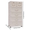 YIYIBYUS Portable Closet Wardrobe Cabinet Bedroom Cube Storage Organizer - 5-Tier - 3 of 4
